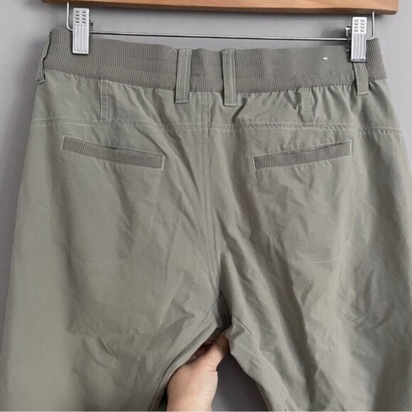 Kuhl Gray Durango Knicker Hiking Capri Shorts w/ Ruching - 6 - Picture 8 of 10